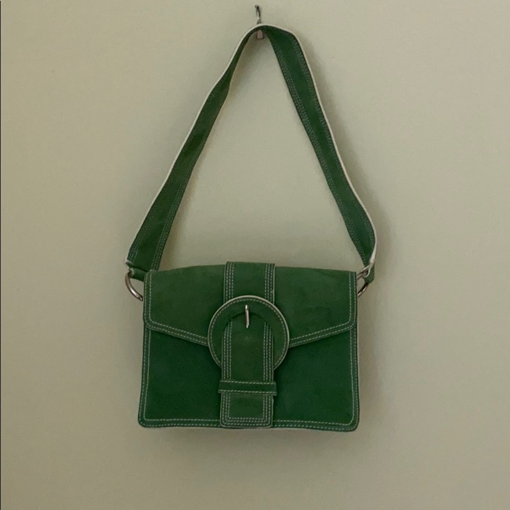 Faux suede mini bag